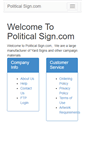 Mobile Screenshot of new.politicalsign.com